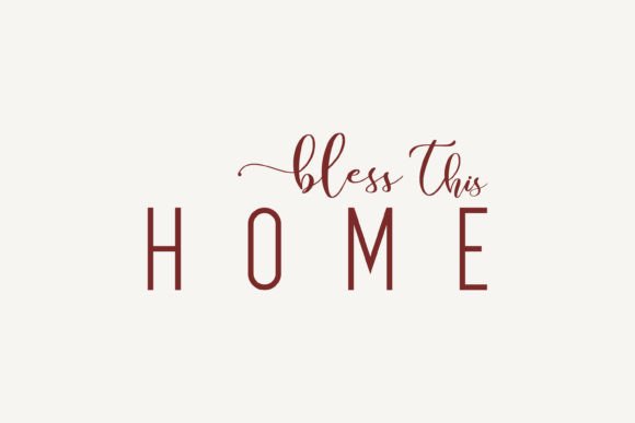 Bless This Home, Christmas SVG