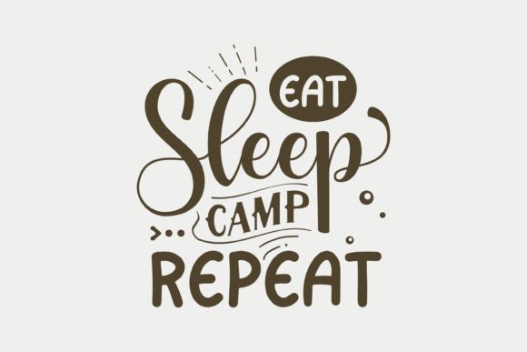 Eat Sleep Camp Repeat SVG: An Embroidery Designer's Review