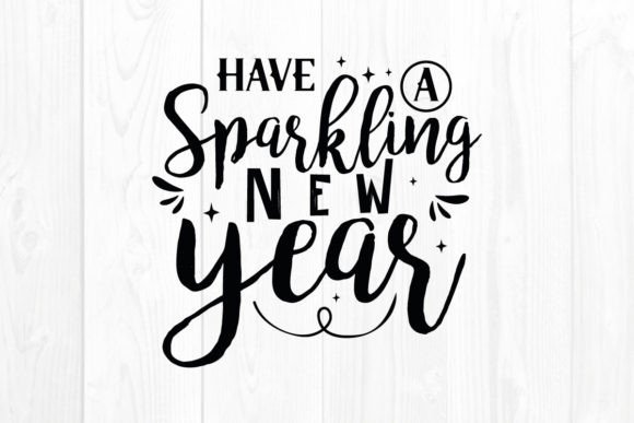 New Year Quote SVG: A Sparkling Design for Embroidery