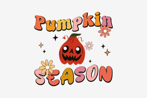 Pumpkin Season Retro Halloween SVG