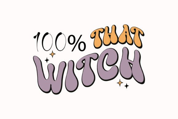 Retro 100 That Witch: A Halloween SVG Worth Stitching