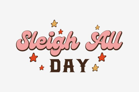 Retro Christmas SVG Design Quote, Retro