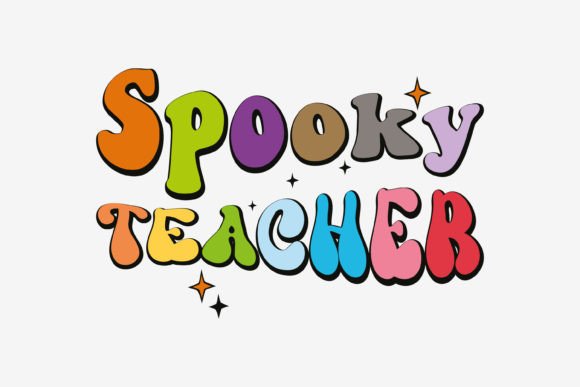 Retro Spooky Teacher: A Halloween SVG Review