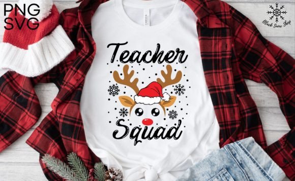 Teacher Squad Christmas Reindeer Svg: A Designer's Review